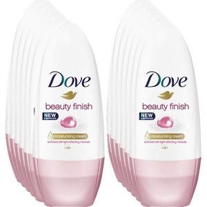 Dove Deo Roller - Beauty Finish - Voordeelverpakking 12 x 50 ml