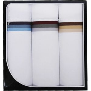 Swan 3-pack - Heren zakdoeken, Vintage White  - Wit