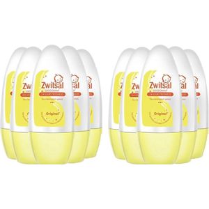 Zwitsal Deodorant Roller- Voordeelverpakking 10 x 50 ml