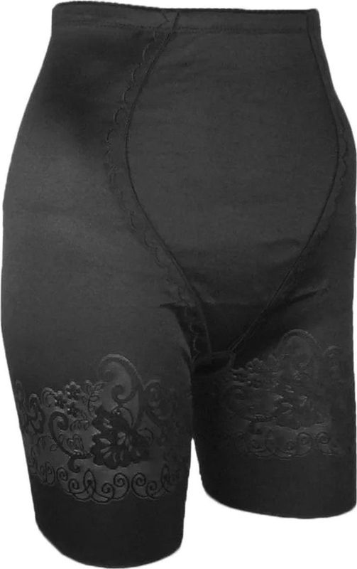 J&C - Corrigerende Boxershort - Kanten Short - Zwart - Shapewear