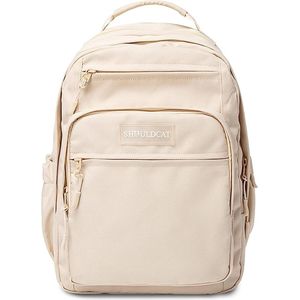 Casual rugzak, schoolrugzak, schooltas, dagrugzak met laptopvak voor 15,6 inch laptops, waterdicht polyester, voor meisjes en jongens, schooltassen voor universiteit, reizen, vrije tijd, werk