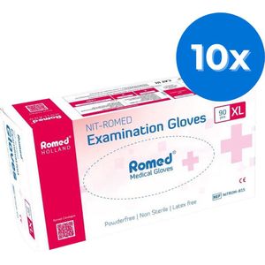 Romed Nitromed Handschoenen 900 stuks - Set van 10 doosjes XL Romed
