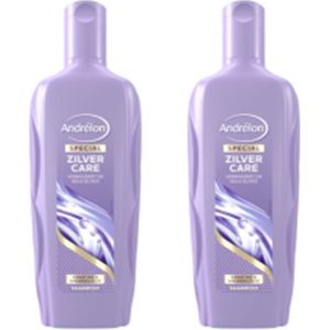 Andrélon - Zilver Care - Shampoo - Blauw-paarse - 2 x 250 ml