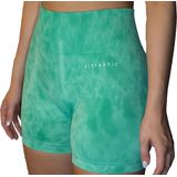 Fittasstic Sportswear Tie Dye Shorts - Groen - Korte Broek - Polyester