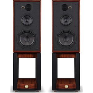 Wharfedale Linton speakers + Stands - Voordeelbundel - Mahogany Red (Volledige set - 2x Linton Speaker - 2x Linton Stands)