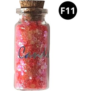 Candice Cosmetics - CHUNKY - LOOSE GLITTER - NEON - Roze - F11 - GS.500 - Oogschaduw - Pigment - Grove Glitters - Flakes - 16 g
