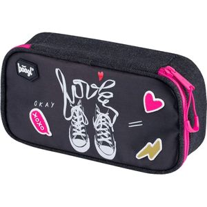 Pennenetui voor meisjes - Schooletui voor schrijfwaren - Schoolspullen Pennenetui, Jongens Etui voor school, Gymschoenen.