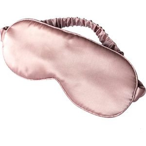 100% Zijde Verstelbaar Slaapmasker Oogmasker Slaapbril voor Mannen en Vrouwen Roze