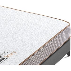 7,5cm gel traagschuim topper 180x200 matras topper, visco schuim matrastopper voor ongemakkelijke bedden boxspringbed slaapbank