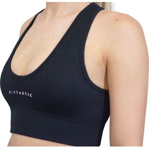 Fittastic Sportswear - Sport Bra Noir - Zwart - Sportbeha