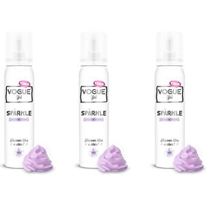 Vogue Girl Douche Foam Sparkle - 3 x 100 ml