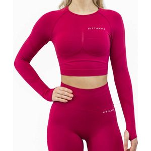 Fittastic Sportswear Longsleeve Wine Red - Rood