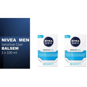 Nivea Sensitive Cooling After Shave Balsem - 2 x 100 ml