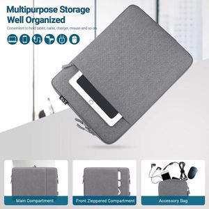 Laptoptas Hoes Sleeve beschermhoes voor 2022 2020-2021 MacBook Air 13 13.6 M2 M1, 2012-2022 Macbook Pro 13 M2 M1,2021 2023 MacBook Pro 14 M2 M1,13.5 Surface Laptop,MatebookD 14,Donker Grijs