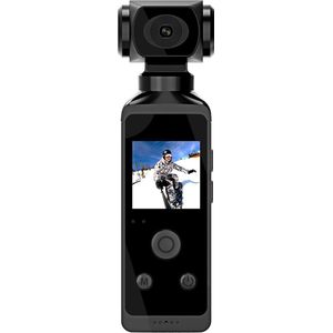 4K Pocket Camera 1080p - Mini Camera - Met Waterdichte Hoes - Met 128G SD Kaart - Draaibaar 270 - Full HD - Video's Opnemen - Foto's Maken - Ingebouwde Microfoon - Verbind Met Wifi - Foto's En Video's Delen Met Je Telefoon - Actie Camera - Vloggen