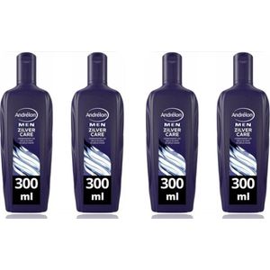 Andrélon Men Zilver Shampoo - 4 x 300 ml