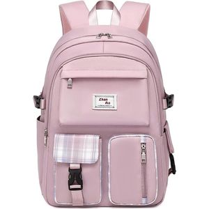 Casual Rugzak Meisje Schooltas Jongen Daypacks Grote Laptop Tas Studenten College Daypacks Boekentas fit 15.6 inch Laptop Tieners Reizen Lente Uitje Winkelen Rugzak Waterdicht Polyester