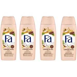 Fa Douchegel - Cream & Oil - Cacaobutter & Coco Oil - 4 x 250 ml