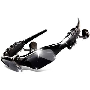 Innovatieve Slimme BT Fietsbril | UV400 | Ultralicht | Handig Hebbedingetje! | Zwart