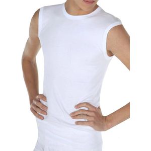 Beeren jongens Comfort Feeling katoen mouwloos shirt - 128 - Wit