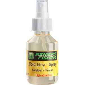 Reniers Fishing Gold Line Spray  (Fruity Taste 120ml) Smaak : Aardbei - Fraise