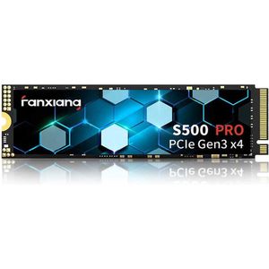 FanXiang S500 Pro - Interne SSD - 2TB - PCIe 3.0 NVMe M.2 TLC - 3D NAND - SLC Cache