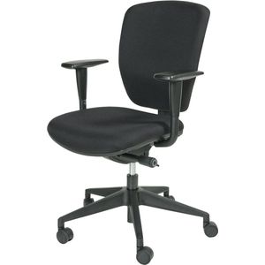 Schaffenburg serie NEN-EN 1335 ergonomische bureaustoel met zwart voetkruis en 5 jaar garantie op alle bewegende delen