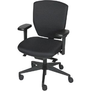 Schaffenburg serie 1813-NPR ergonomische bureaustoel met zwart voetkruis en 10 jaar volledige garantie op alle bewegende delen. NPR 1813 gecertificeerd!