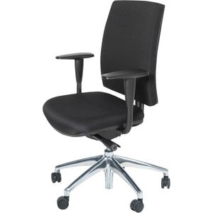 Schaffenburg serie 350 NEN ergonomische bureaustoel met aluminium voetkruis en 5 jaar garantie op alle bewegende delen. NEN-EN 1335 gecertificeerd.