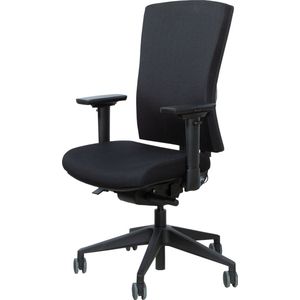 Schaffenburg serie 400-NPR Comfort ergonomische bureaustoel met zwart voetkruis en NPR-1813 normering!