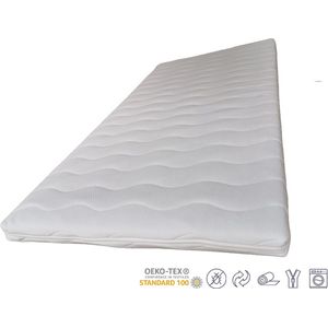 Topdekmatras - Topper - Koudschuim HR50 - Op Maat - 125x120 - 8 cm