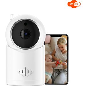 Babyfoon – Babyfoon met Camera en App – Beveiligingscamera – Indoor Camera – Afstand Bestuurbaar Babyfoon – HD Camera