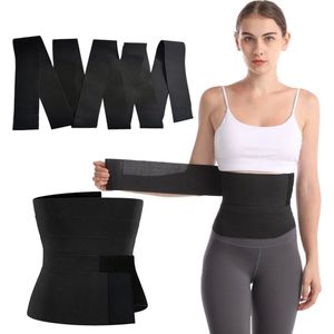 Postpartum Band - Afslanken - Waist Power - Sauna Band - Taille Wrap - 4 Meter - Zwangerschapsband - Band Met Lus - Postpartum Buikband - One Size - Zweetband - Corrigerend Ondergoed - Dames - Corset - Waisttrainer - Zandloper - Corrigerend Buik