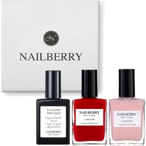 Nailberry - Set van 3 Gift Set - Limited Edition Vegan Nagellakset