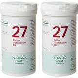 2x Pfluger Schussler Zout nr 27 Kalium Bichromicum D6 400 tabletten
