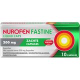 3x Nurofen Fastine Liquid Caps 200 mg 10 capsules