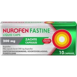 Nurofen Fastine Liquid Caps 200mg - 3 x 10 capsules