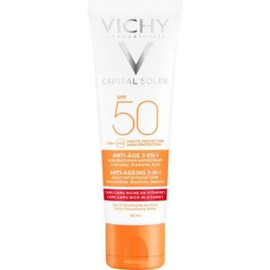 2x Vichy Soleil Anti-Age Zonbescherming SPF 50 50 ml