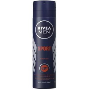 NIVEA Men Deodorant Spray Sport - 3 x 150 ml - Voordeelverpakking