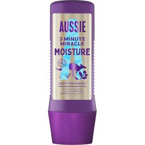 3x Aussie Haarmasker 3 Minute Miracle Moisture Intensieve Vegan Haarverzorging 225 ml