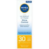 3x Nivea Sun UV Face Shine Control SPF 30 50 ml