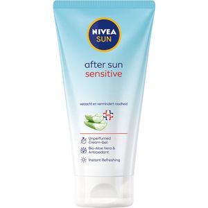Nivea Sun Aftersun Sensitive Cream Gel 200 ml - 6x 200 ml - Voordeelverpakking