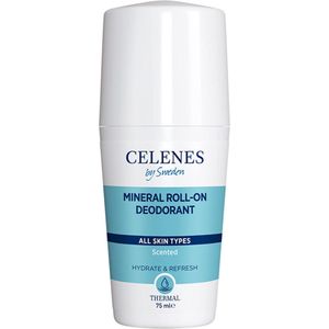 3x Celenes Thermal Mineral Roller Deodorant Alle Huidtypes 75 ml
