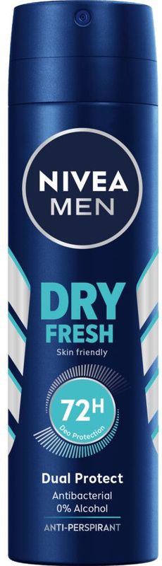 3x Nivea Men Deodorant Spray Dry Fresh 150 ml