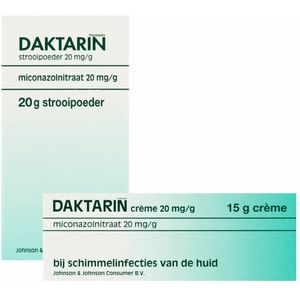 Daktarin Crème 15gr + Daktarin Strooipoeder 20gr Pakket