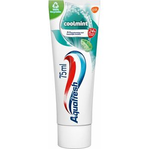 Aquafresh - Coolmint - Tandpasta - 3x 75 ml - Met Natuurlijke Ingrediënten