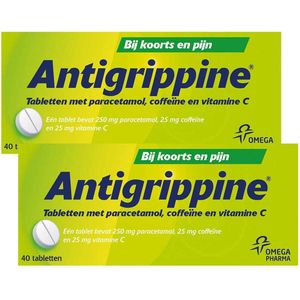Antigrippine 250mg - 2 x 40 tabletten