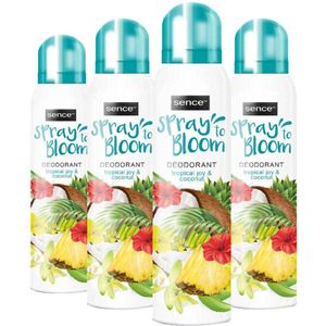 4x Sence Deodorant Tropical Joy & Coconut 150 ml