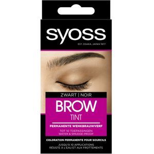 3x Syoss Browtint Zwart