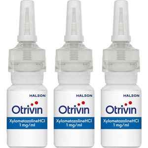 Otrivin Neusspray 1mg/ml XylometazolineHCI - 3 x 10 ml